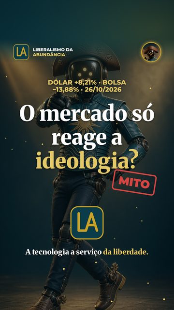 Capa do vídeo: O mercado só reage a ideologia? Mito vs. Evidência