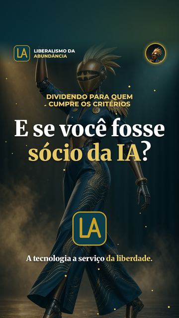 Capa do vídeo: E se cada brasileiro fosse sócio da IA?
